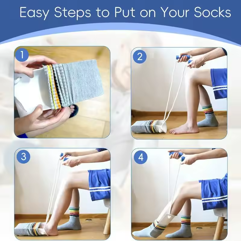 U-Shape Sock Helper – Perfect for Compression & Regular Socks